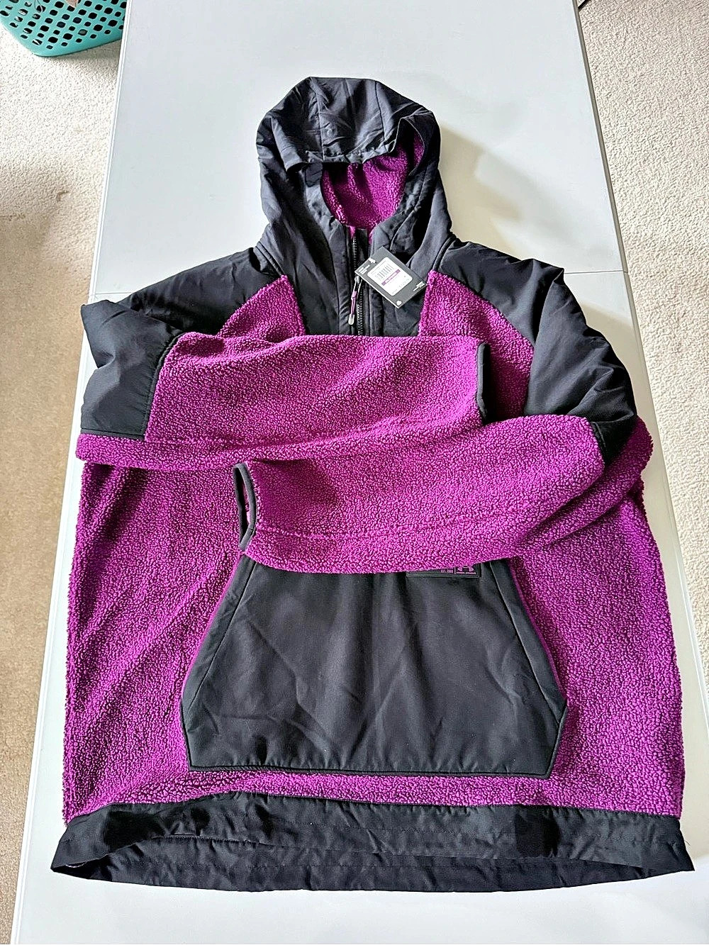 Under Armour Men’s Fleece Black Pullover Jacket XXL